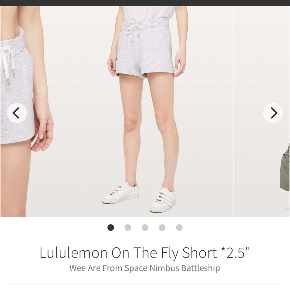 Lululemon On The Fly Short *2.5" size 12